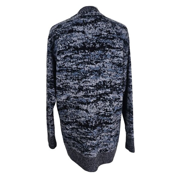 Athleta Westlake Textured Button Cardigan Sz M Merino Blend Preppy Quiet Luxury - Picture 3 of 10